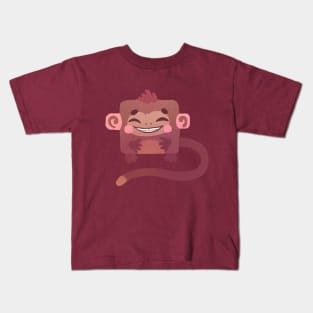 Cute Monkey Kids T-Shirt